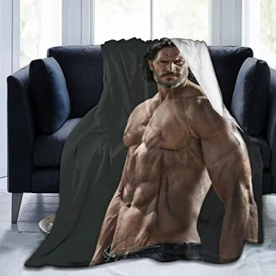 Image of YINGD Blanket Joe Actor Manganiello Super Soft Flannel Fleece Lightweight Throw Blankets Air Conditioning Couch Sofa Bedroom For Kids Adults
