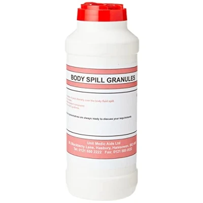 Image of Unit Medic Aids NCLEANP3 Biohazard Fluid Spillage Absorbent Powder, 500 g