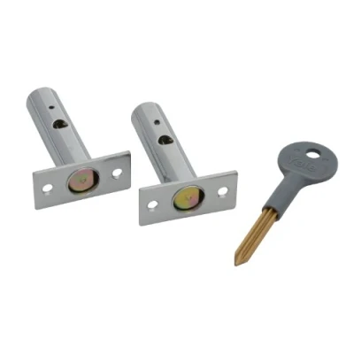 Image of Yale Security Lock, Chrome, Pack of 2
