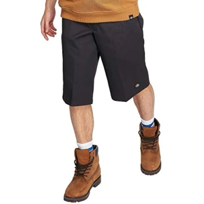 Image of Dickies Men&#039;s 15 Inch Inseam Work Short with Multi Use Pocket Utility Pants, Black, 40