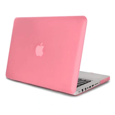Image of FINDING case MacBook Pro 15&quot; with CD ROM (non retina) (Model A1286), ultra thin soft touch hard shell cover protector for Apple 15 inch (Baby pink)