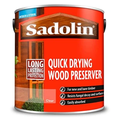 Image of Sadolin Quick Drying Wood Preserver 2.5 litre Clear