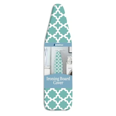 Image of Whitmor Deluxe Ironing Board Cover and Pad, Concord Turquoise, Set of 1