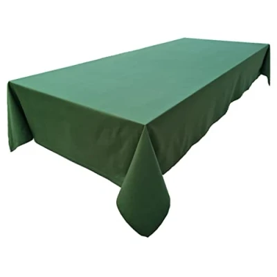 Image of Tablecloth, Table Linen Made from 100% Cotton, Concept Collection, Choice of Colours and Sizes (Tablecloth 40 x cm, Olive Green)