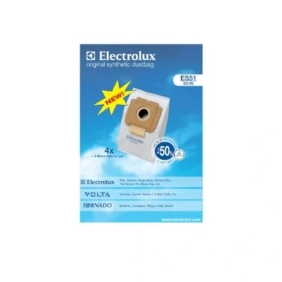 Image of Electrolux ES51 Set of 4 Synthetic Vacuum Cleaner Bags + 1 Micro Filter