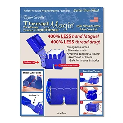 Image of Taylor Seville Originals Square Ultimate Magic Thread Conditioner with Cutter 1 Piece