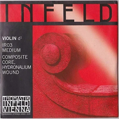 Image of Thomastik Infeld IR03 Red Violin Strings, Single D String, IR03, 4/4 Size, Composite Core, Hydronalium Wound