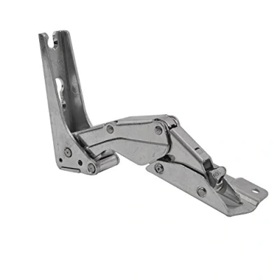 Image of Spares2go Integrated Upper Right/Lower Left Hand Door Hinge for Hotpoint Fridge Freezer