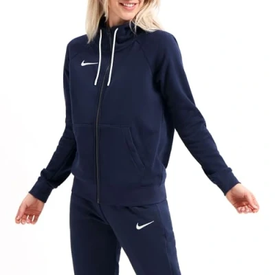 Image of Nike CW6955 Park 20 Sweatshirt Women&#039;s OBSIDIAN/WHITE L