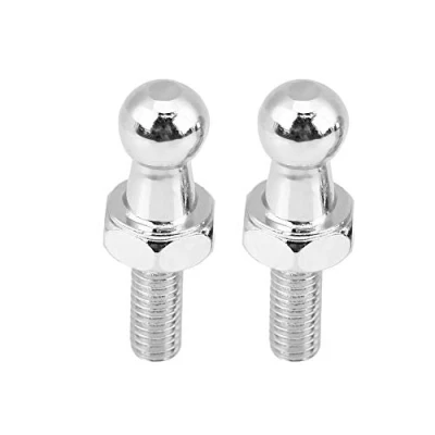 Image of 10mm Ball Stud Bolt, 2pcs Car Bolt M6 for Gas Struts Ended Bonnet/Gas Strut Stud/Bonnet Pins