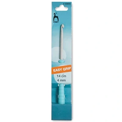 Image of Pony Easy Grip Crochet Hook, Multi Colour, 4mm