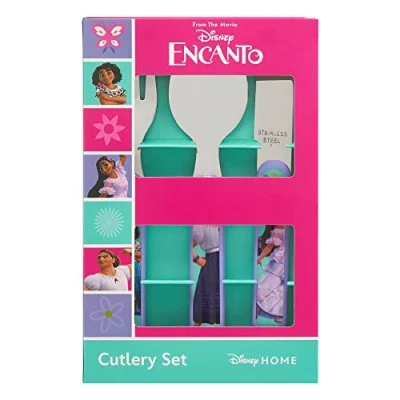 Image of Disney Encanto 3 Piece Metal Cutlery Set