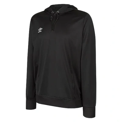 Image of Umbro Club Essential Men&#039;s Hooded Jumper, Black , L