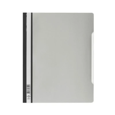 Image of Durable 257010 Quick File with Transparent Cover, Extra Wide, 50 Pieces, Grey