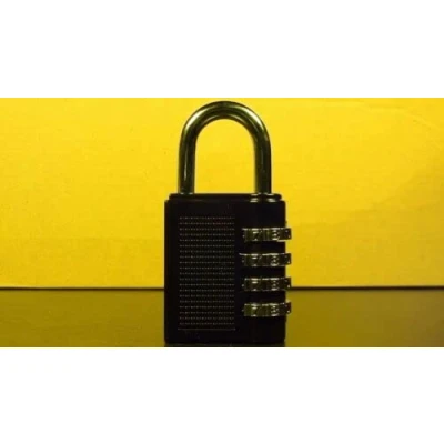 Image of Gaden Mile 4 Digit Combination Padlock Heavy Duty Code Lock, Lock for Garage Gate, Home Outdoor Bike shed
