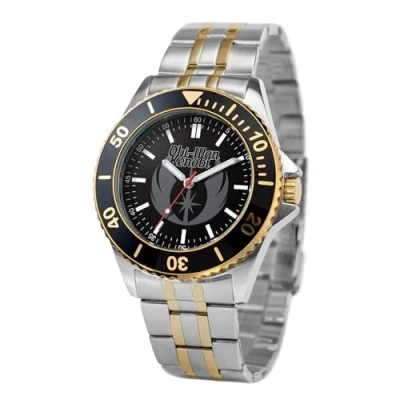 Image of STAR WARS Adult Watch, Honors Diver Bezel Analog Quartz Two Tone, Honor Bracelet