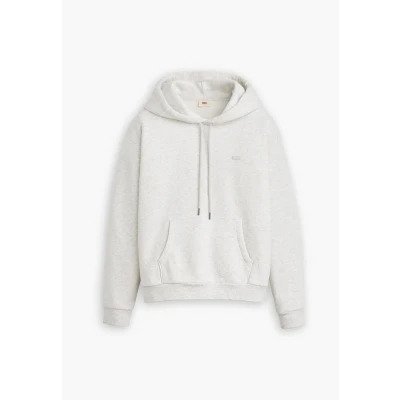 Image of Levi&#039;s Women&#039;s Everyday Hoodie Hooded Sweatshirt, Orbit Heather Gray, XXS