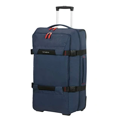 Image of Samsonite Sonora Travel Duffle with Wheels M, 68 cm, 72.5 Litre, Blue (Night Blue)
