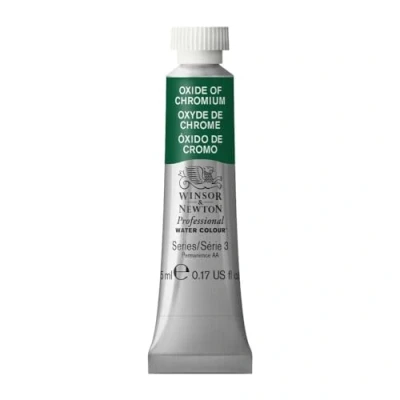 Image of Winsor &amp; Newton 5 ml Tube Professional Water Colour, Oxide Of Chromium