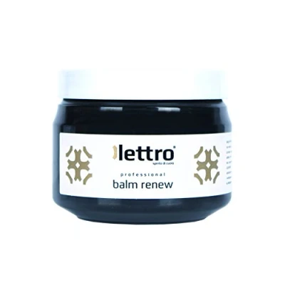 Image of Lettro Balm Renew, Quality Leather Restore And Colour Revive For Furniture Car Seats Shoes Upholstery Saddlery, 200Ml (Black)