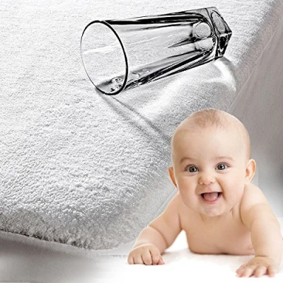 Image of New Waterproof COT Bed Mattress Protector Sheet Washable 140x70