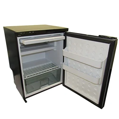 Image of SecureFix Direct Compressor Fridge Freezer 12V 24V 65L (Caravan Motorhome Camping Boat), Black