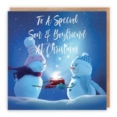 Image of Hunts England Son And Boyfriend Christmas Card To A Special &amp; At Starry Night Collection Fun