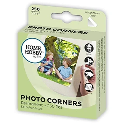 Image of HomeHobby by 3L, Photo Corners, Clear 10mm/0,39&#039; (250 Pcs),One Size