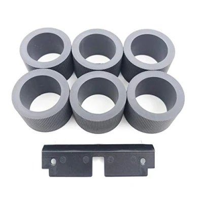 Image of OKLILI 1SET X 838 7938 Feed Pickup Roller Tire + Separation Pad Compatible with Kodak i4000 i4200 i4250 i4600 i4650 i4800 i4850 i5000 i5200 i5250 i5600 i5650 i5800 i5850 i610 i620 i640 i660 i730 i750