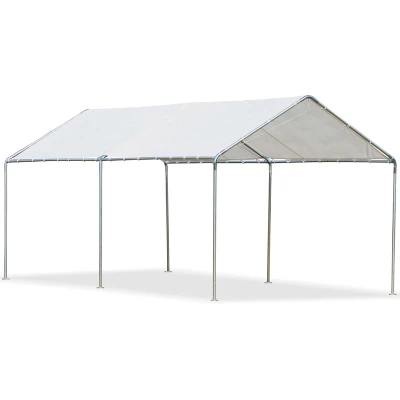 Image of Outsunny 3m X 6m Heavy Duty Carport Garage Car Shelter Galvanized Steel Open Tent84C 159