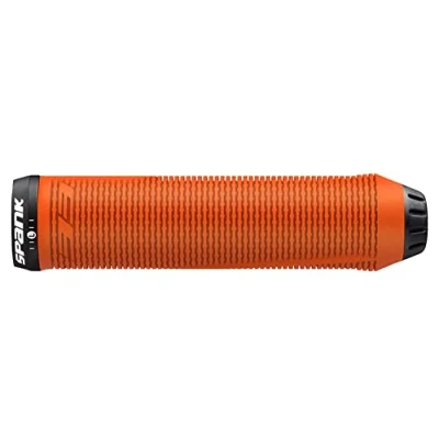 Image of Spank Spike 33, Lock On, Diameter 33 mm Unisex Adult Mountain Bike Handles, Orange, 145