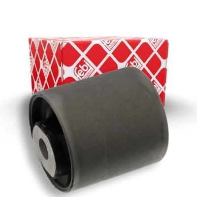 Image of LR018345, RBJ000120, RBJ000120SK, RBJ000130, RBJ000130SK Arm Bushes FEBI BILSTEIN 100354 Rear, Front Axle 76mm Elastomer LAND ROVER: Range Rover 3
