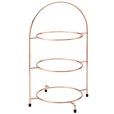 Image of Utopia 3 Tier Copper Plate Stand 17inch / 43cm Cake Stands Afternoon Tea Food Presentation