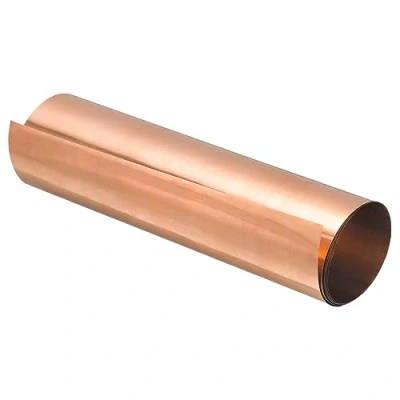 Image of uxcell Copper Sheet Roll, Metal Foil Plate 1000mm x 200mm 0.06mm