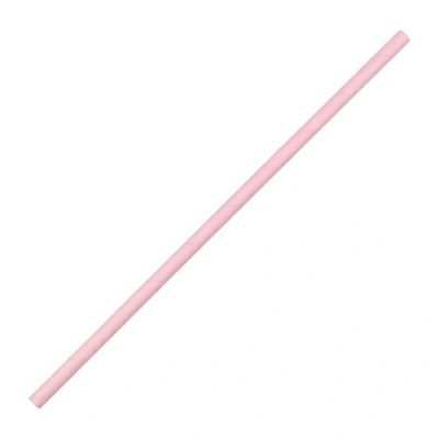 Image of Fiesta Green Compostable Paper Straws (Pack of 250), Pink, Length: 210(L)mm / 8.25 inch, 3 Ply Design, 6 mm Bore, Renewable Paper, BS EN13432 Certified, FB139