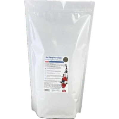 Image of Pond Friend Koi Staple Pellets Floating Fish Food 3kg 3mm With Spirulina Colour Enhancer