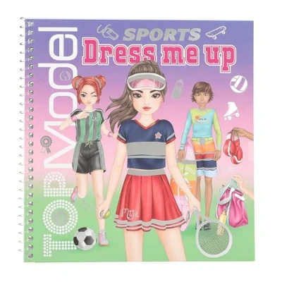 Image of Depesche Top Model Dress Me Up Stickerbook Sports