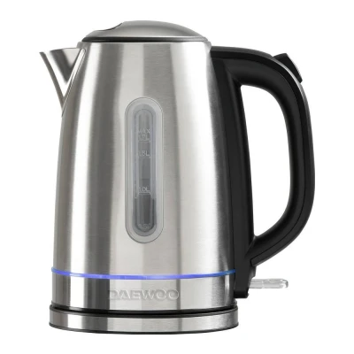 Image of Daewoo Edinburgh, 3KW Rapid Boil Kettle, Large 1.7L Capacity, Auto Shut off, 360 Swivel Base Stainless Steel