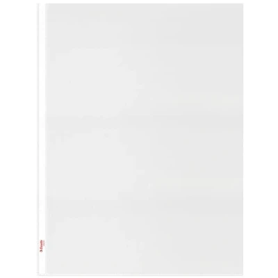 Image of Esselte Quality Plastic Punched Pocket A3 Portrait, Clear Matt Finish, Top Open, 85 Micron Polypropylene, Box of 50, 55231