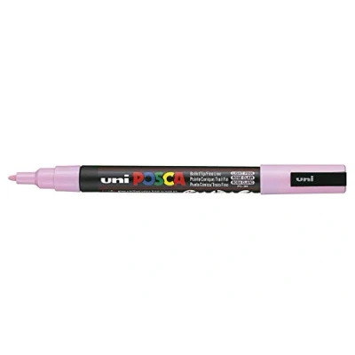 Image of Posca UNI BALL MARKER PEN PC 3M Light Pink SINGLE