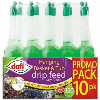 Image of Doff Hanging Basket &amp; Tub Drip Feeders 10 Pack
