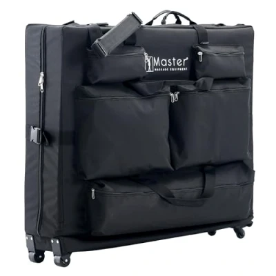 Image of Master Massage Wheeled Table Carry Case with Wheels Universal Carrying Bag for Foldable Bed Castors Fits 27 to 32 Width Folding Tables Portable (32 inch Wheels)