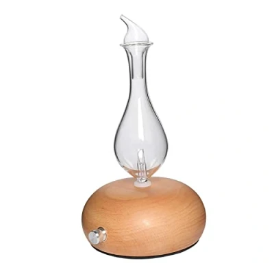 Image of Diffusers for Essential Oils, Oil Diffuser, Wood Grain Humidifier with Adjustable Mist Mode Home Yoga, B