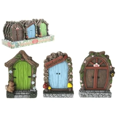 Image of PMS International 1 x FAIRY Garden 15cm SECRET DOOR Plaque DECORATION, Selected at random!