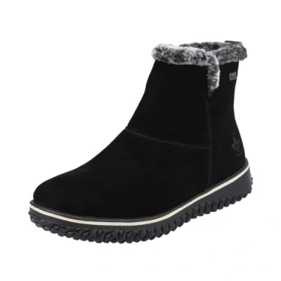 Image of Rieker Z4266 Black tex Water Resistant Boots (Black, 3.5 UK)