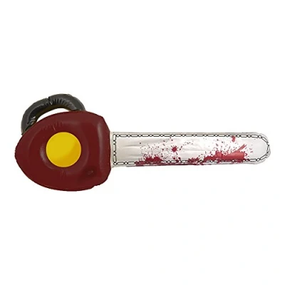 Image of HENBRANDT V99 336HNB Inflatable Horror Movie Chainsaw Blood Halloween Texas Film Scary Fancy Dress, Bronze