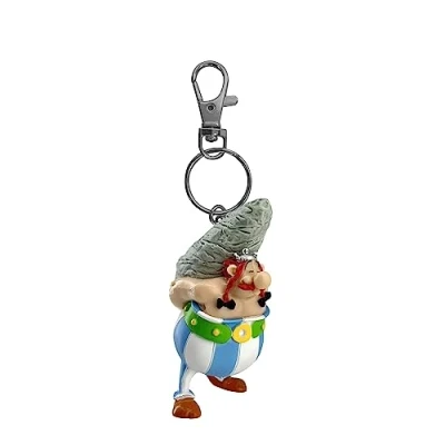 Image of Plastoy SAS PLA60378 Obelix with Hinkelstein Keyring Toys
