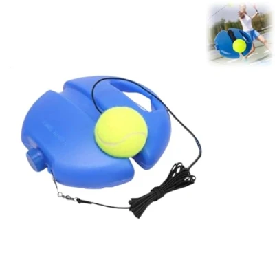 Image of QingxingFa Rebuttal Ball Tennis, Tennis Practice Rebounder, Rebounder Trainer, Solo Trainer Rebound with String for Adult Kid Beginners Exercise (1pcs)