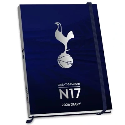 Image of 2026 DIARY TOTTENHAM HOTSPUR FC WEEK TO VIEW HARDBACK A5 OFFICIAL PRODUCT