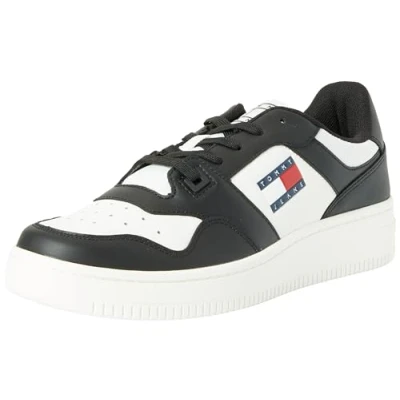 Image of Tommy Jeans Men TJM Retro Basket Ess, Sneaker, White, 7